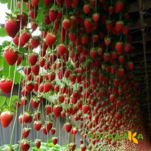 Клубника ампельная Анастасия купить по цене от 370р. в интернет-магазине «Посадика» с доставкой почтой в в Кемье и по всей России – [изображение №1].